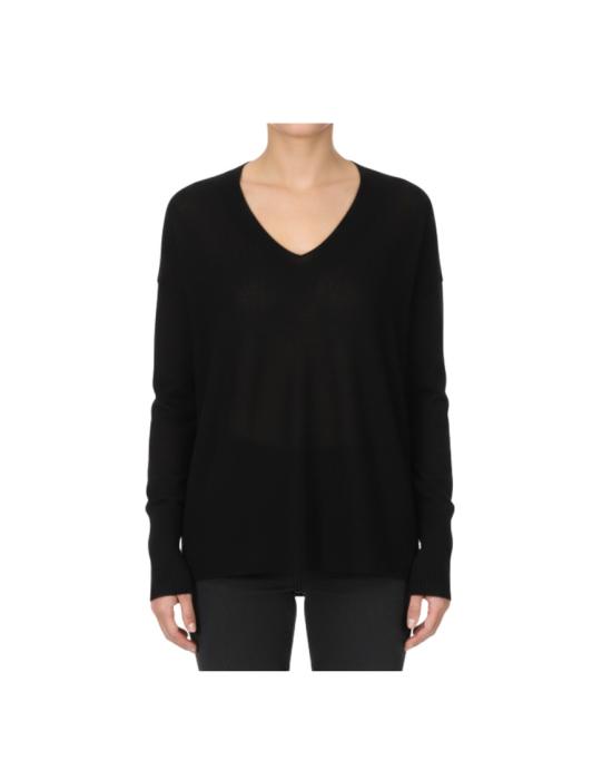 25FW 아라고나 스웨터 D3204TF Black - ARAGONA