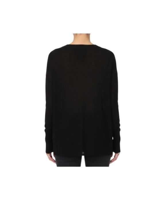 25FW 아라고나 스웨터 D3204TF Black - ARAGONA