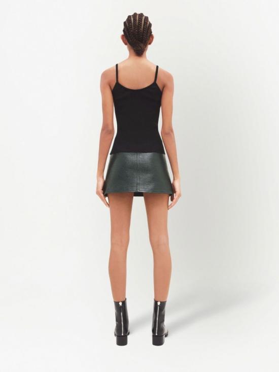 26SS 쿠레쥬 민소매 티셔츠 PERMDE012FI0001 9999 Black - COURREGES