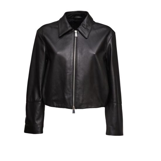 26SS 돈답 가죽 자켓 DJ782PL0677DXXX Black