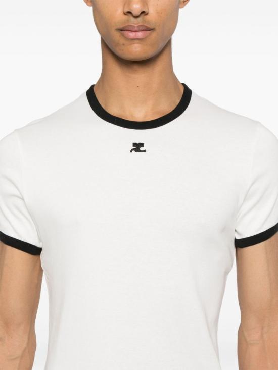 26SS 쿠레쥬 반팔 티셔츠 VESJTS020JS0070 0098 White - COURREGES