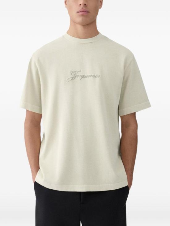 26SS 자크뮈스 반팔 티셔츠 TSM00631 AJ00045 150 White - JACQUEMUS