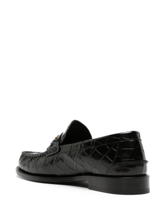 26SS 베르사체 로퍼 1013592 1A09881 1B00V Black - VERSACE