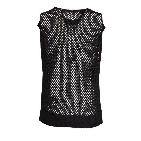 26SS 돈답 민소매 티셔츠 DT416M01002D002 Black - DONDUP