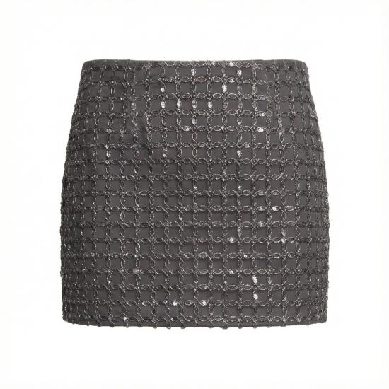 26SS 로테이트 숏 스커트 115051516 Grey - ROTATE