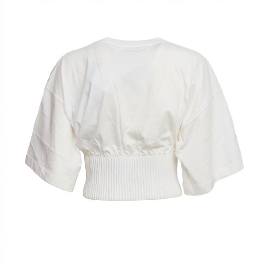 26SS 스포트막스 반팔 티셔츠 2612941031600 White - SPORTMAX