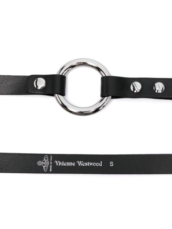 26SS 비비안웨스트우드 가죽 벨트 82110003U L002V N402 Black - VIVIENNE WESTWOOD