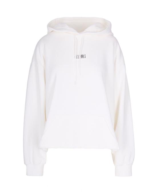 26SS MM6 메종마르지엘라 후드 티셔츠 1513593 White