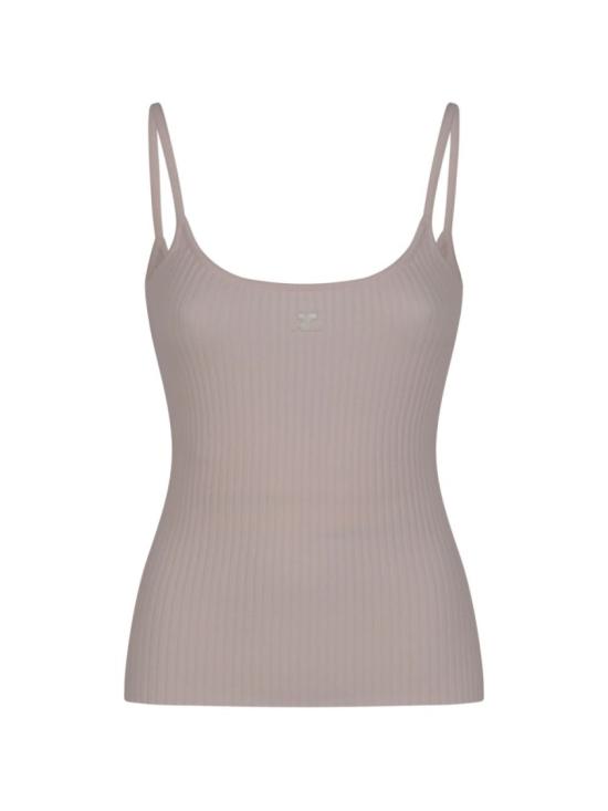 26SS 쿠레쥬 민소매 티셔츠 PERMDE012FI0001 5009 Grey