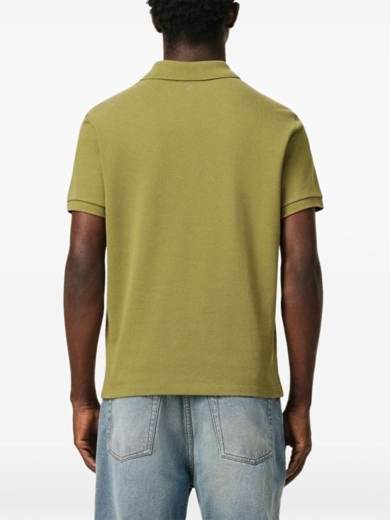 26SS 아미 스몰 하트 로고 폴로 티셔츠 HPL411 760 A035 Green - AMI