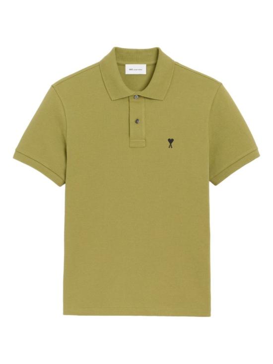 26SS 아미 스몰 하트 로고 폴로 티셔츠 HPL411 760 A035 Green