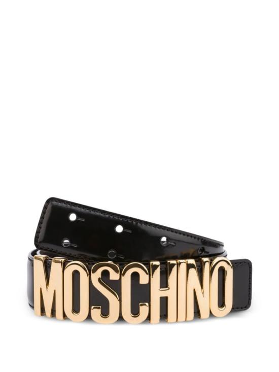 26SS 모스키노 레귤러 벨트 MC6000PP1O OD9 00A Black - MOSCHINO