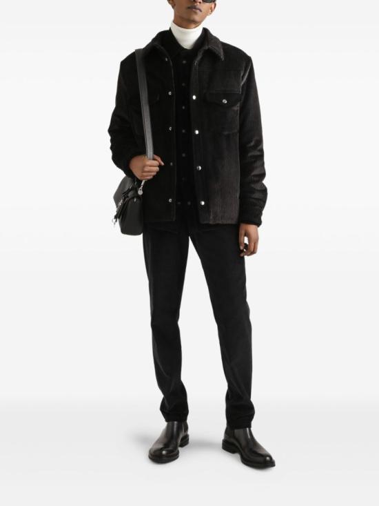 25FW 돌체앤가바나 스트레이트 팬츠 GYJCCTGJ589N0000 Black - DOLCE & GABBANA