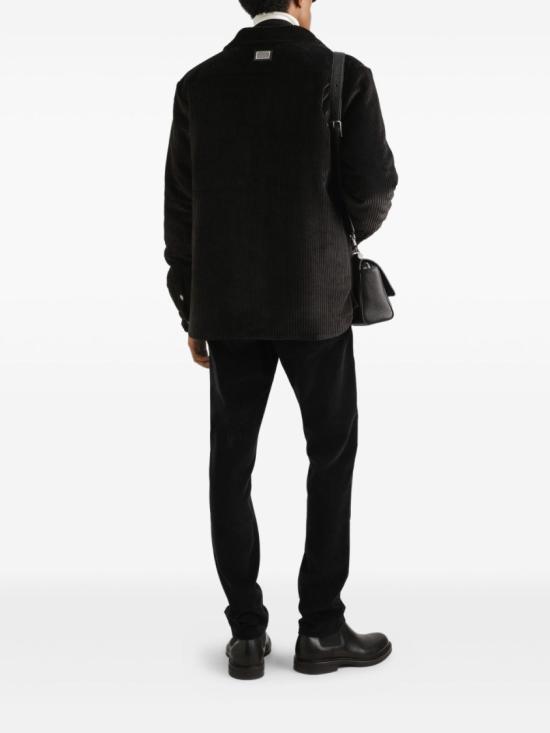 25FW 돌체앤가바나 스트레이트 팬츠 GYJCCTGJ589N0000 Black - DOLCE & GABBANA