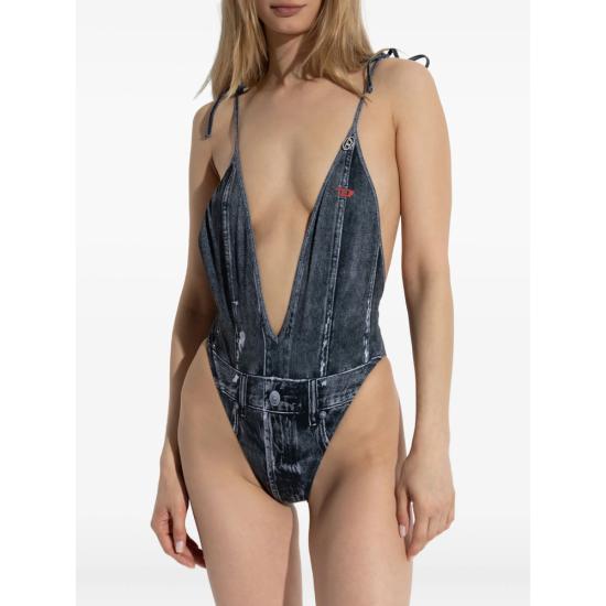 26SS 디젤 원피스 수영복 0BNCW A18751 E6866 BLUE - DIESEL