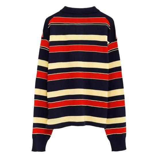 26SS JW앤더슨 폴로 티셔츠 KW1521 YN0457 888 BLUE RED - JW ANDERSON