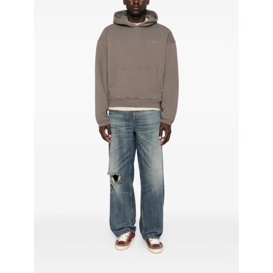 26SS 이알엘 후드 티셔츠 ERL12T021 TAUPE BLUE - ERL