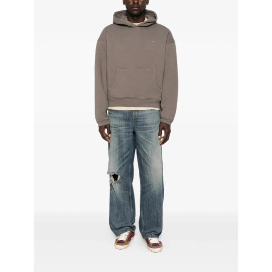 26SS 이알엘 후드 티셔츠 ERL12T021 TAUPE BLUE - ERL