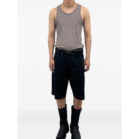 26SS 토니웩 데님 숏팬츠 BF12PT303 FADBK BLACK - TONYWACK