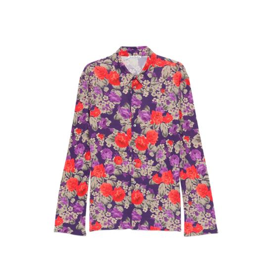 26SS 아크네 스튜디오 긴팔 셔츠 BB0697 MUPUR PURPLE