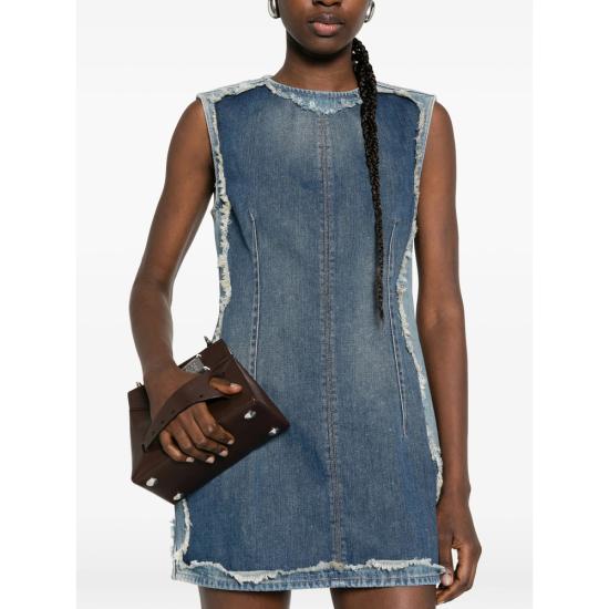 26SS 아크네 스튜디오 숏 원피스 A20932 MIDBL BLUE - ACNE STUDIOS