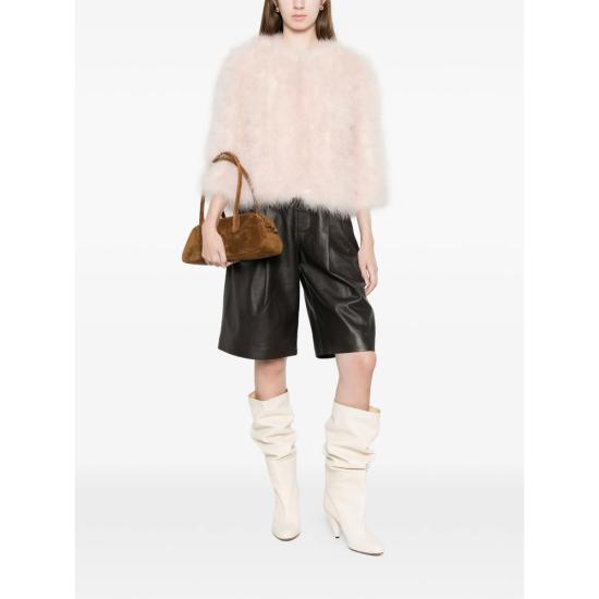 26SS 이브살로몬 숏팬츠 26EYP211XXAPXX A2009 BROWN - YVES SALOMON