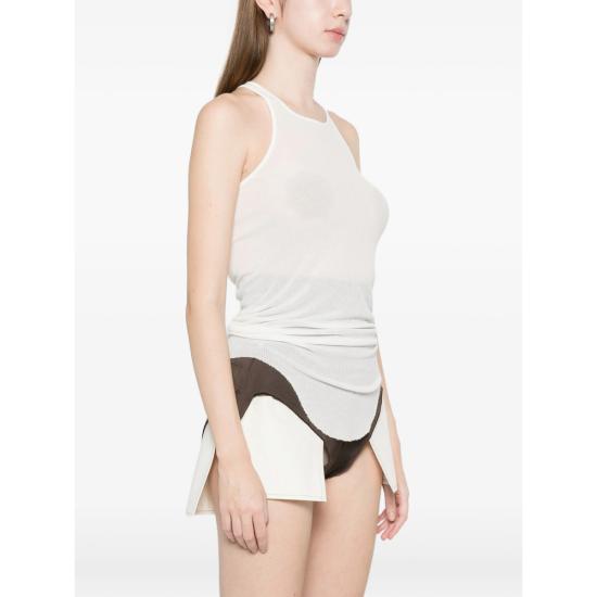 26SS 릭 오웬스 민소매 티셔츠 RP01F6101 RC 11 WHITE - RICK OWENS