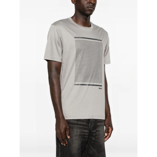 26SS 보스 반팔 티셔츠 50554333 063 GREY - BOSS