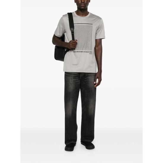 26SS 보스 반팔 티셔츠 50554333 063 GREY - BOSS