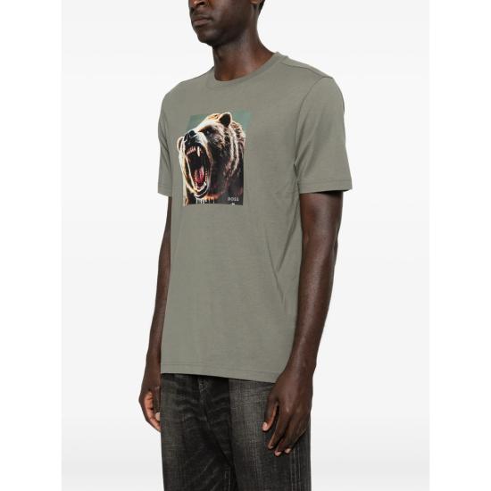 26SS 보스 반팔 티셔츠 50558965 076 GREEN - BOSS