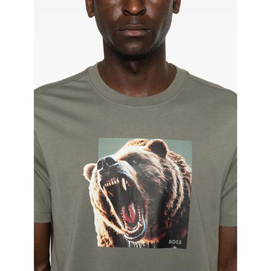 26SS 보스 반팔 티셔츠 50558965 076 GREEN - BOSS