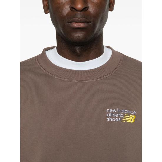 26SS 뉴발란스 스웨터 MT41547ABP BROWN - NEW BALANCE