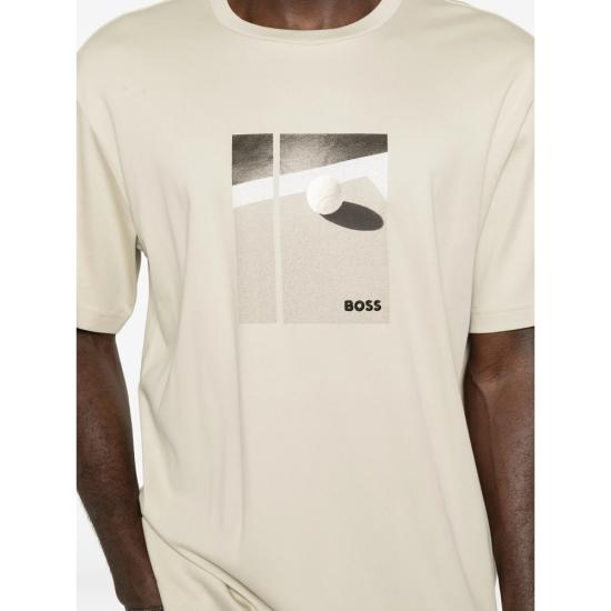 26SS 보스 반팔 티셔츠 50554365 272 NEUTRALS - BOSS