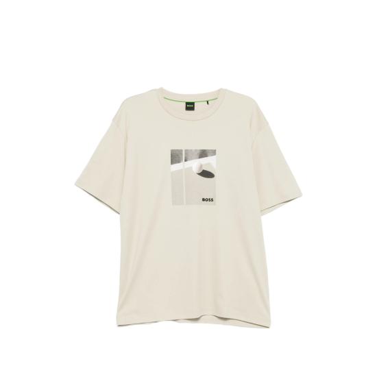 26SS 보스 반팔 티셔츠 50554365 272 NEUTRALS