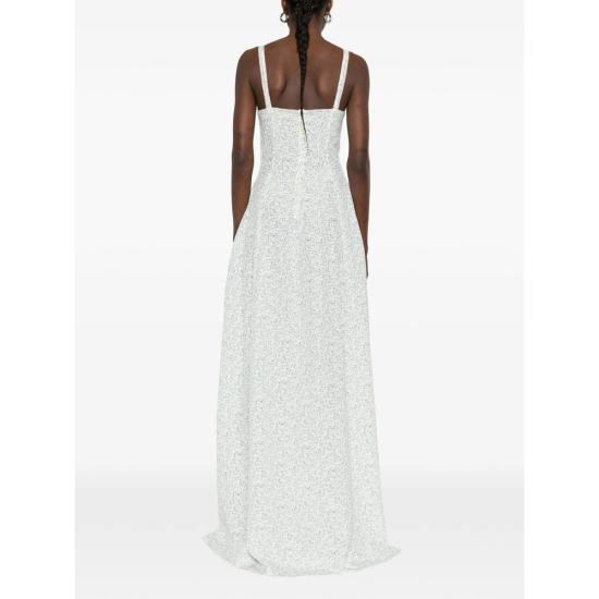 26SS 에르마노 설비노 미디 원피스 D482Q375APXWE S4837 WHITE - ERMANNO SCERVINO