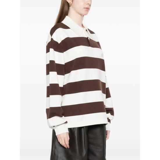 26SS 악셀 아리가토 폴로 티셔츠 A3947003 REY WHDBR BROWN WHITE - AXEL ARIGATO