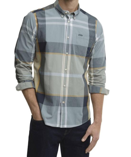 26SS 바버 긴팔 셔츠 MSH5071 Grey - BARBOUR