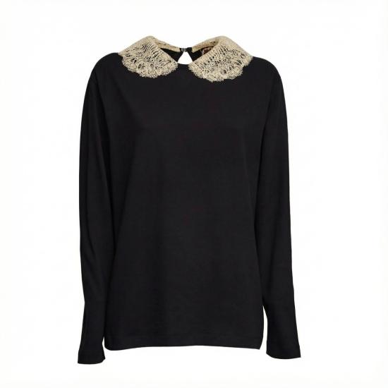 26SS 누메로벤투노 긴팔 티셔츠 F0414157 Black