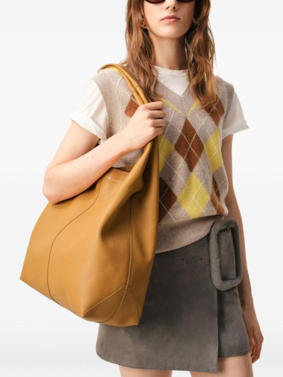 26SS 아미 토뤼옹 레더 에티엔 호보백 ULL715 AL0137 A086 Brown - AMI