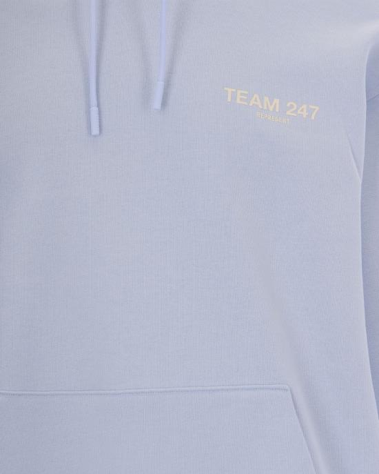 26SS Represent 247 후드 티셔츠 7748714 Blue - REPRESENT