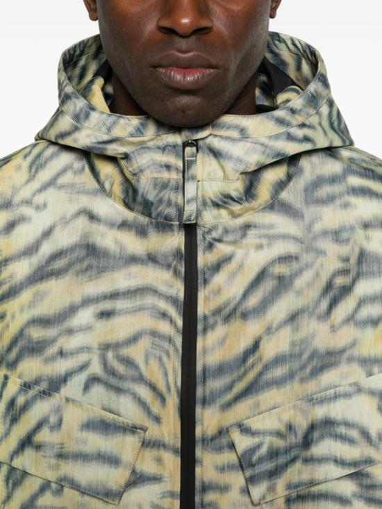 26SS 겐조 타이거 쇼트 윈드브레이커 자켓 FG55BL1199ND 41 Grey - KENZO