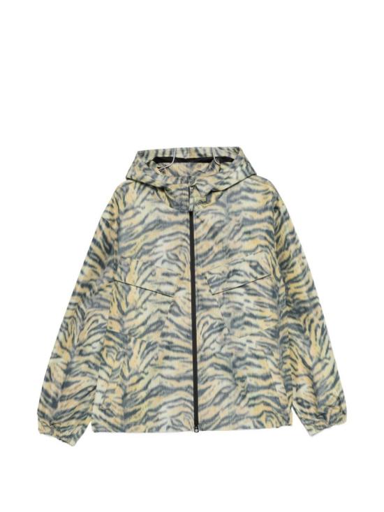 26SS 겐조 타이거 쇼트 윈드브레이커 자켓 FG55BL1199ND 41 Grey