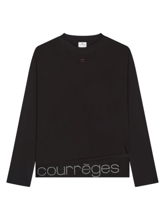 26SS 쿠레쥬 반팔 티셔츠 126JTS236JS0240 9999 Black