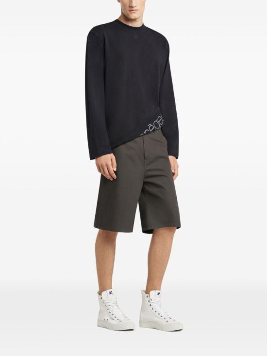 26SS 쿠레쥬 반팔 티셔츠 126JTS236JS0240 9999 Black - COURREGES