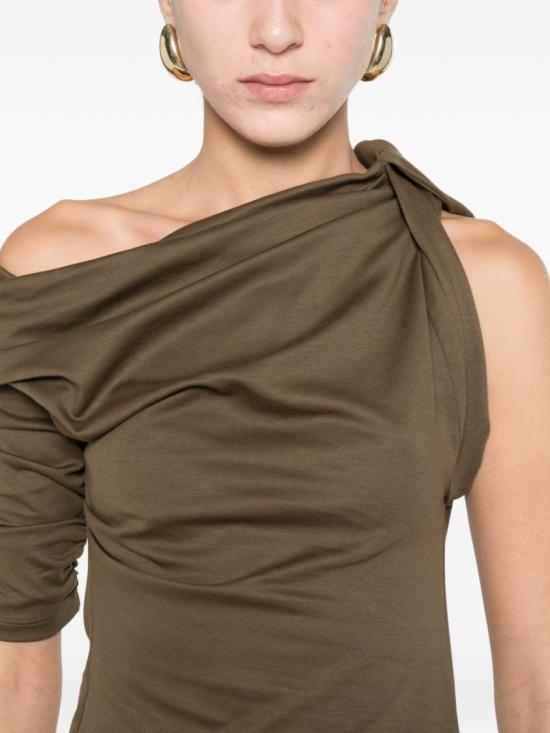 26SS 자크뮈스 미디 원피스 DRW00143 AJ00260 580 Grey - JACQUEMUS