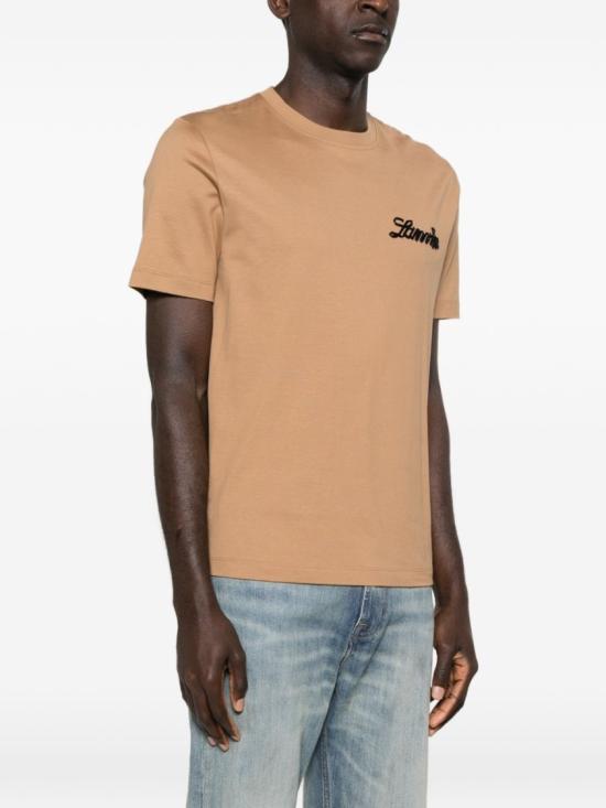 26SS 랑방 반팔 티셔츠 RM TS0012 J316 P26 66 Brown - LANVIN