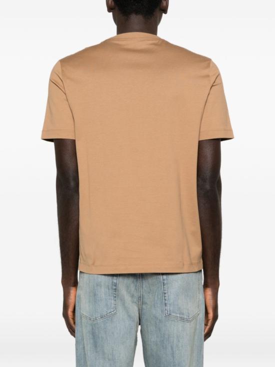 26SS 랑방 반팔 티셔츠 RM TS0012 J316 P26 66 Brown - LANVIN