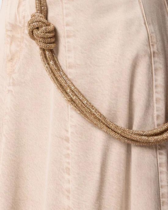 26SS 핑코 데님 스커트 3589337 Neutrals - PINKO