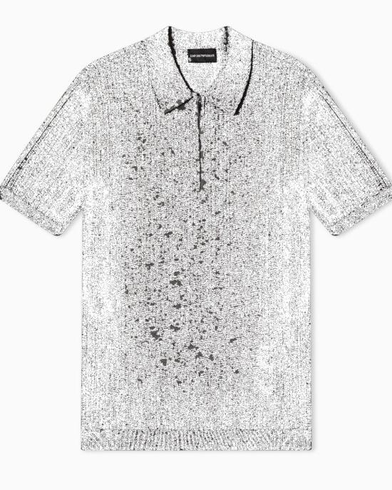 26SS 엠포리오 아르마니 폴로 티셔츠 EM004305 AF23761 8003 Grey