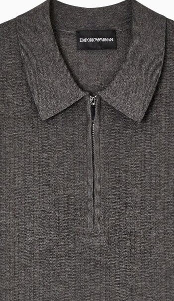 26SS 엠포리오 아르마니 폴로 티셔츠 EM004305 AF23761 8003 Grey - EMPORIO ARMANI